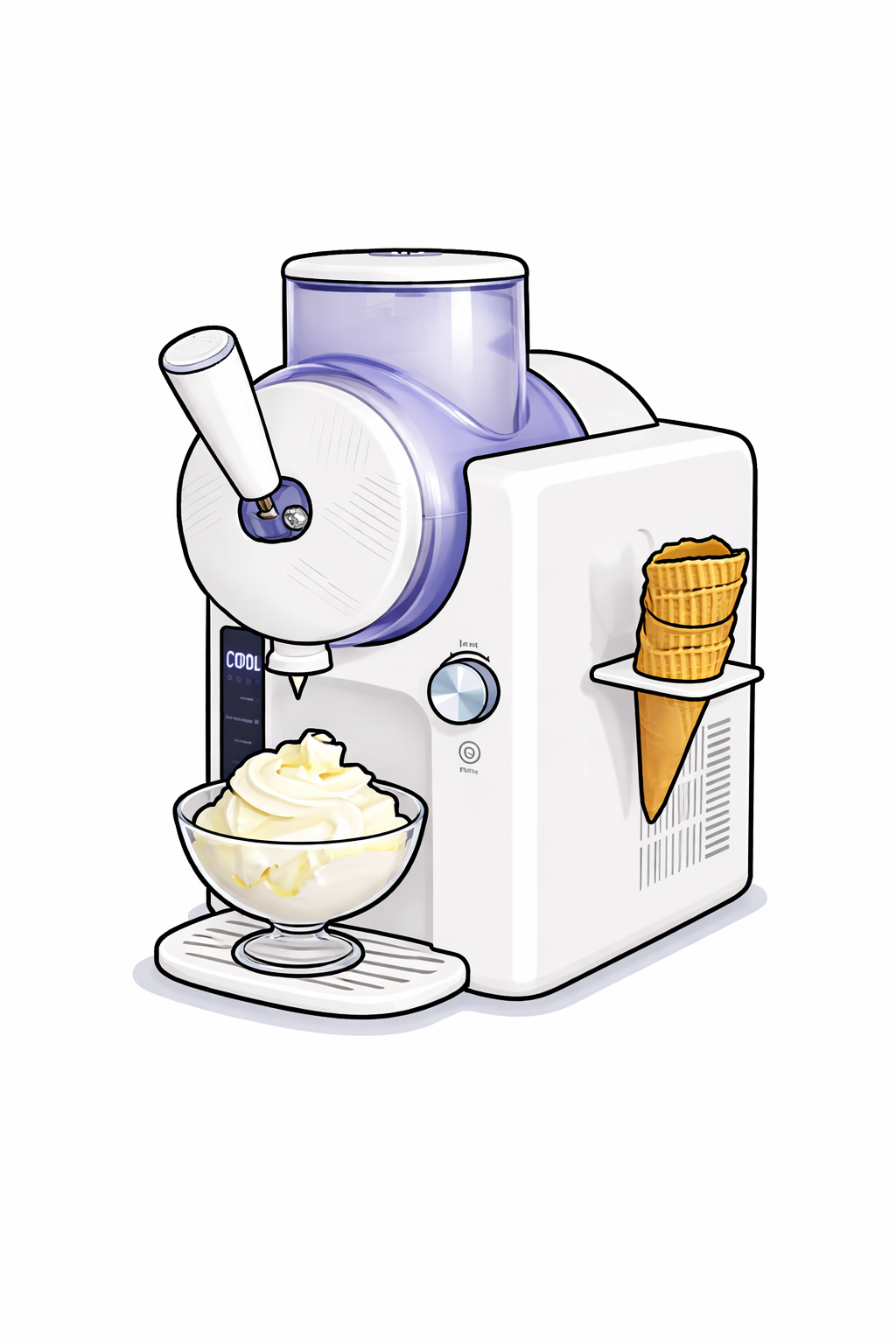 Mini-Softeismaschine